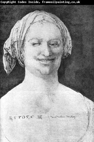 Albrecht Durer Laughing Peasant Woman